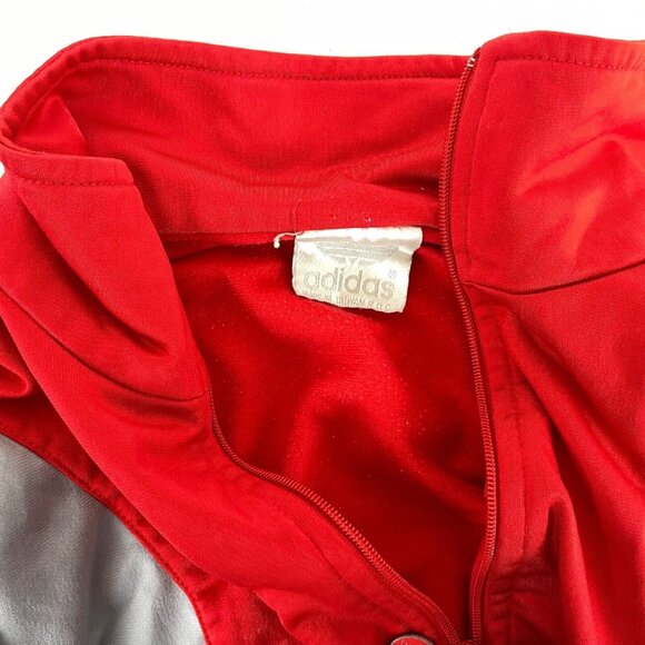 Adidas Embroidered Color Block Track Jacket Vintage 90s Trefoil Logo Size XL - Picture 5 of 5